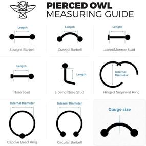 img 1 attached to Stainless Hinged Segment Eyebrow Piercings