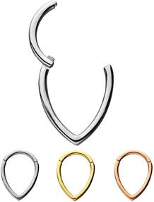 img 3 attached to Stainless Hinged Segment Eyebrow Piercings