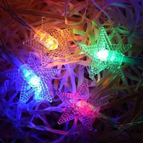 img 2 attached to Christmas Decoration 20 Feet 40 LED Color Changing Christmas Star String Lights That Can Be Placed On The Christmas Tree，Battery Operated Fairy Lights With 8 Modes Remote Control