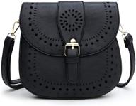 👜 stylish and practical forestfish vintage leather crossbody handbags & wallets for women logo