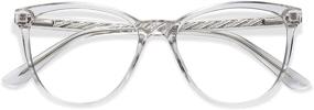 img 2 attached to Appassal TR90 Cateye Blue Light Blocking Reading Glasses: Stylish Computer Eyeglasses Reader for Women (Model: AP3003)