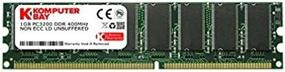 img 2 attached to 💻 KOMPUTERBAY 1GB DDR DIMM 400Mhz PC3200 DDR400 Desktop Memory - Reliable Performance for Personal Computers