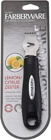 img 1 attached to Farberware Classic Lemon Citrus Zester Grater