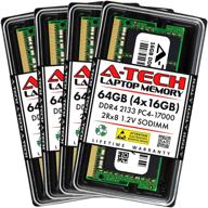 a-tech ram 64gb (4x16gb) ddr4 💾 2133mhz sodimm pc4-17000 laptop memory upgrade kit logo