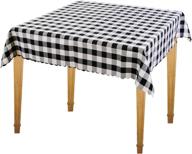 mobehos checkered tablecloth: premium polyester tablecloths for stylish dining décor логотип