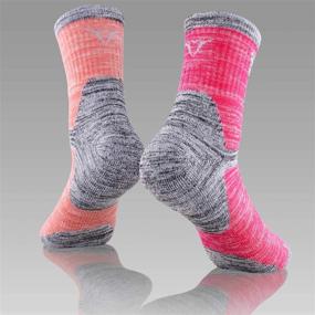 img 2 attached to FEIDEER Women's Hiking Walking Socks - Multi-pack Moisture Wicking Crew Socks for Outdoor Recreation