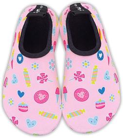 img 1 attached to Non-Slip Barefoot Toddler Girls' Shoes - Mabove Water