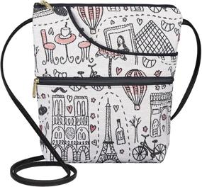 img 4 attached to 👜 Danny K. USA Handmade Women's Bella Tapestry Crossbody Purse with Adjustable Cord
