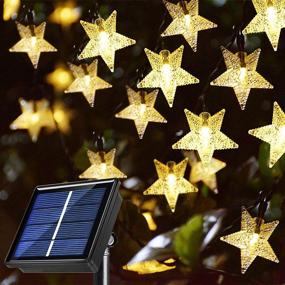 img 4 attached to Windpnn Solar String Lights Outdoor: 30ft 50LED Star String Lights for Christmas Decorations - Waterproof & Energy Efficient