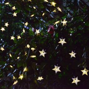 img 1 attached to Windpnn Solar String Lights Outdoor: 30ft 50LED Star String Lights for Christmas Decorations - Waterproof & Energy Efficient