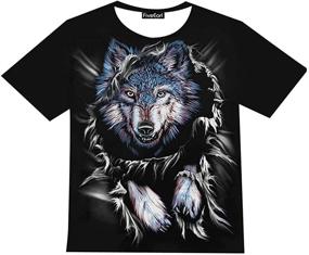 img 1 attached to 👕 Graphic Novelty Shirts TK1492 - Boys' Tops, Tees & Shirts in Print Design