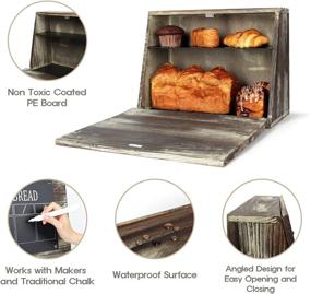 img 1 attached to JACKCUBE DESIGN Rustic Bread MK643A