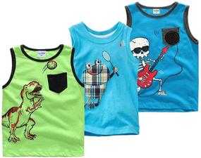 img 3 attached to 👕 Coralup Camouflage Little Boys' Tanks - Boys' Clothing