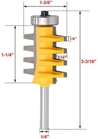 img 2 attached to 💪 Bestgle 4 Inch Reversible Finger Router