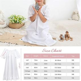 img 2 attached to 👗 Stylish and Comfortable BOOPH Nightgown: Adorable Toddler Nightwear for Girls