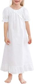 img 4 attached to 👗 Stylish and Comfortable BOOPH Nightgown: Adorable Toddler Nightwear for Girls