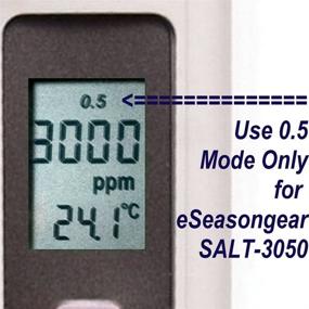 img 1 attached to 🌊 SALT 3050 Waterproof Salinity Temperature Gauge by ESeasongear – Enhanced SEO-Friendly Product Name