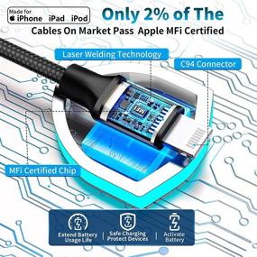 img 3 attached to Veetone 38W Dual Port USB C Power Delivery Car Charger with Lightning Cable - Apple MFi Certified for Fast iPhone/iPad/Airpods Charging