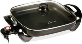 img 2 attached to 🍳 CE23741 Continental Electric 12-Inch Electric Non-Stick Skillet, Black