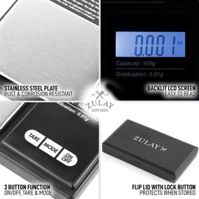 img 1 attached to Zulay Digital Pocket Scale Grams