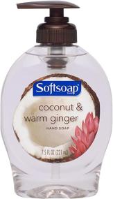 img 1 attached to Жидкое мыло Softsoap с кокосом и теплым имбирем - 7,5 жидк. унц.: мягкое очищение для мягких, ухоженных рук