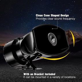 img 2 attached to AUXMART 100W 12V Car Siren Horn: Enhance Your Vehicle's Safety with 7 Tone Sound, PA Speaker, and Mic