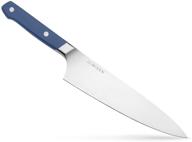 🔪 misen chef knife - 8 inch professional high carbon steel ultra sharp kitchen knife, blue logo