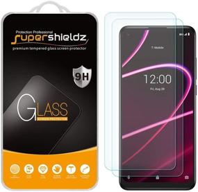 img 4 attached to 📱 (2 Pack) Supershieldz Tempered Glass Screen Protector for T-Mobile (Revvl 5G) - Anti Scratch, Bubble Free