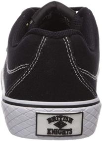 img 2 attached to 👟 Black Vulcanized Canvas Sneaker with Vulture Design