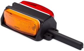 img 3 attached to 🚛 Lumitronics Pre-Wired Right Fender Clearance Trailer Light Assembly: Enhanced Safety with Amber/Red Lights