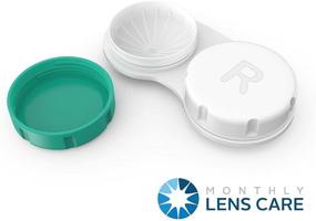 img 2 attached to Удобный набор из 12 контейнеров для хранения контактных линз: запас на год для защиты зрения.