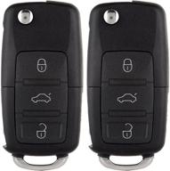 🔑 scitoo 2x volkswagen key fob shell keyless entry remote case for beetle cc eos nbg735868t hlo1j0959753am logo