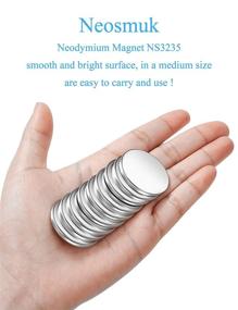 img 1 attached to High-Performance Neosmuk Diameter Adhesive Neodymium Disc Magnets: Unparalleled Strength and Versatility