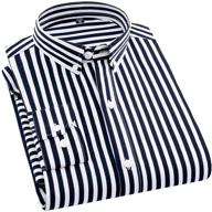 👕 stylish classic casual vertical striped shirts for men - erztiay clothing logo