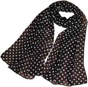 img 4 attached to LMVERNA Scarves Printing Chiffon Lightweight Women's Accessories in Scarves & Wraps