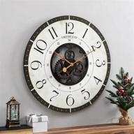 ⏰ firstime & co. carlisle gears wall clock, 27 in, multi-color wood plastic logo