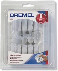 img 1 attached to 🔧 Dremel 692 Router Bit Set - 6 Piece Kit