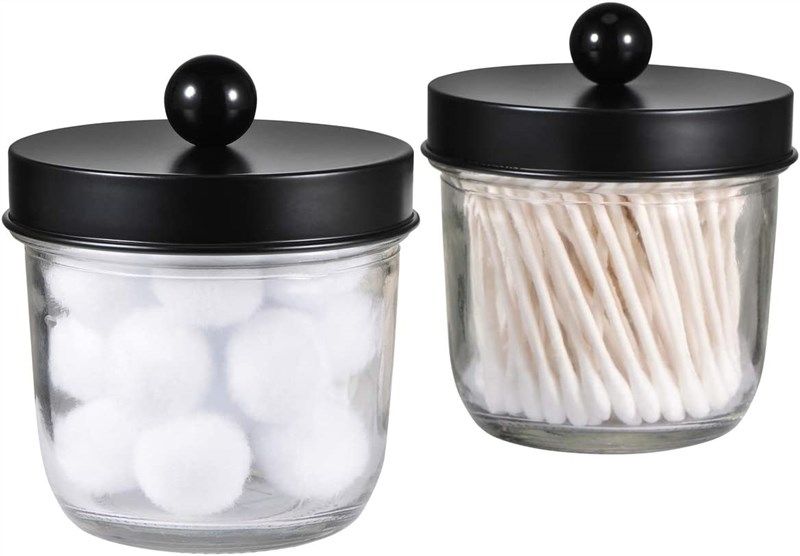 mason jar bathroom vanity organizer 로고