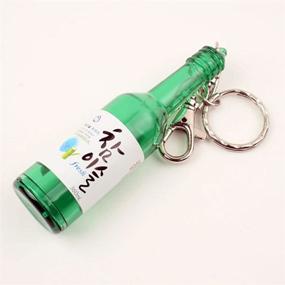 img 3 attached to Korean Soju Bottle Keychain Keyring