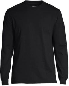img 3 attached to 👔 Lands End Super T Charcoal Heather Men's Shirts for Stylish Clothing