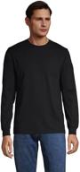 👔 lands end super t charcoal heather men's shirts for stylish clothing logo