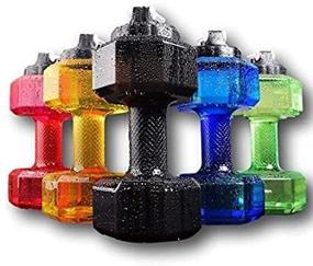 img 3 attached to 75 Oz (2.2 L) Dumbbell Shaped Water Bottle: Big Capacity, BPA Free, Leak Proof Lid - Available in 6 Vibrant Colors!