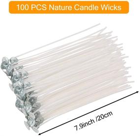 img 3 attached to 🕯️ Sntieecr Candle Making Kit: 210-Piece Supplies for DIY Candles - Includes 8 Colors Wax Candle Dye, 100 Candle Wicks, Stickers, and Holders