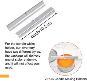 img 1 attached to 🕯️ Sntieecr Candle Making Kit: 210-Piece Supplies for DIY Candles - Includes 8 Colors Wax Candle Dye, 100 Candle Wicks, Stickers, and Holders