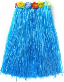 img 1 attached to 🌺 Hawaiian Grass Skirts for Women - Perfect Adult Dance Clothing and Skirts