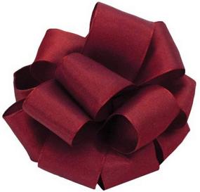 img 1 attached to 🎀 Add Elegance with Offray Revogue Wired Edge Ribbon in Cranberry - 2-1/2-Inch x 50-Yard (870240)