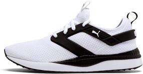 img 4 attached to 👟 PUMA Pacer Excel Sneaker: White Peacoat Elegance for Optimal Style