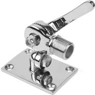 🚤 superior marine vhf antenna: premium 316 stainless steel base mount for boats логотип