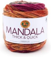 🧶 lion brand yarn mandala thick & quick yarn, pocket watch: cozy and quick crafting delight! logo