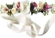 wedding maternity flower crystal ptk16 b women's accessories and belts logo